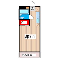 シルエットマンション・ウエストの物件間取画像